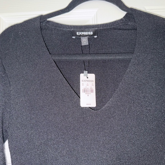 Express V-Neck Sweater - Medium - Picture 2 of 5